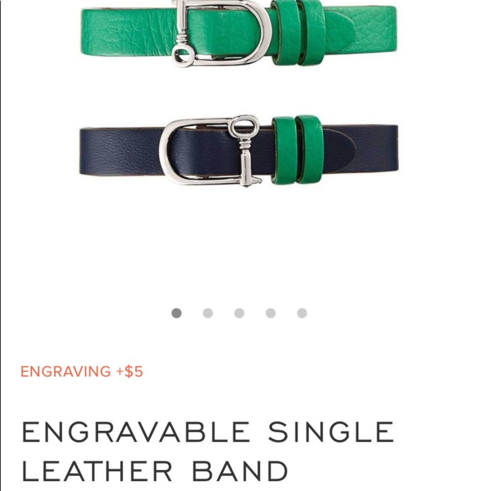 KEEP COLLECTIVE Single GreenBlue Leather Bracelet